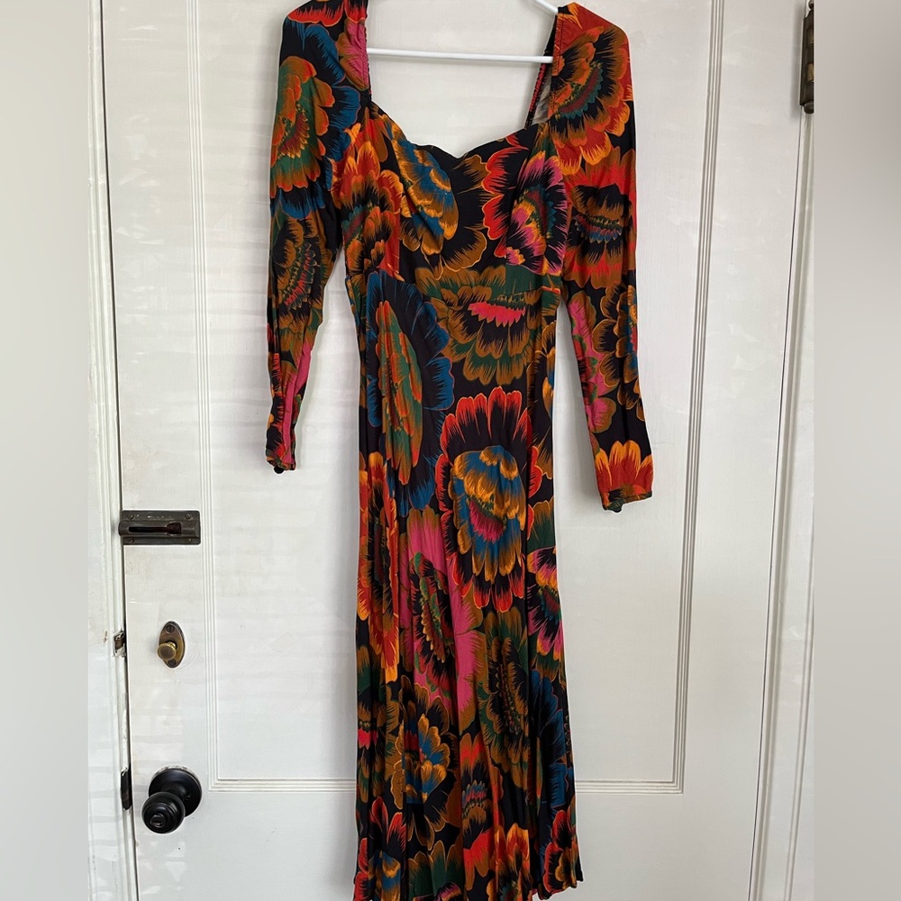 Farm Rio multicolor printed midi dress